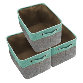 可摺疊棉麻收納盒-麻布置物籃-可客製化印刷LOGO_0